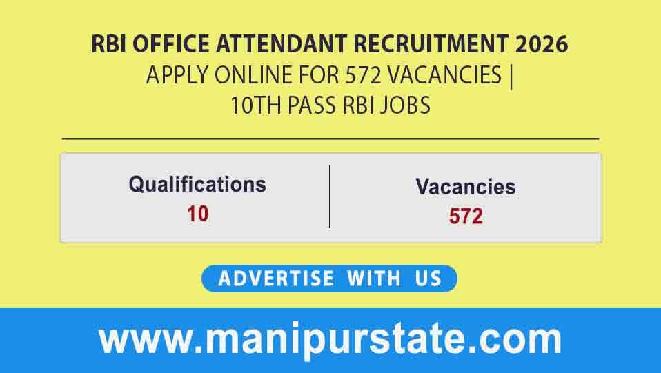 RBI Office Attendant Recruitment 2026