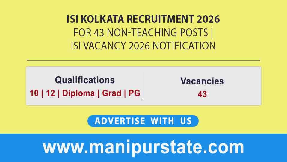 ISI Kolkata Recruitment 2026
