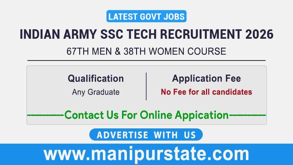 Indian Army SSC Tech Recruitment 2026