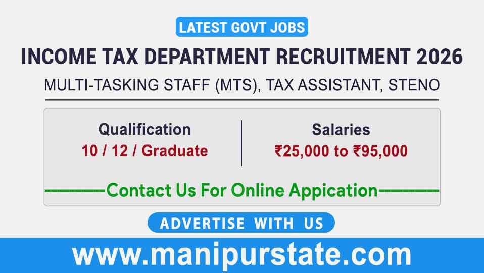 Income Tax Department Recruitment 2026