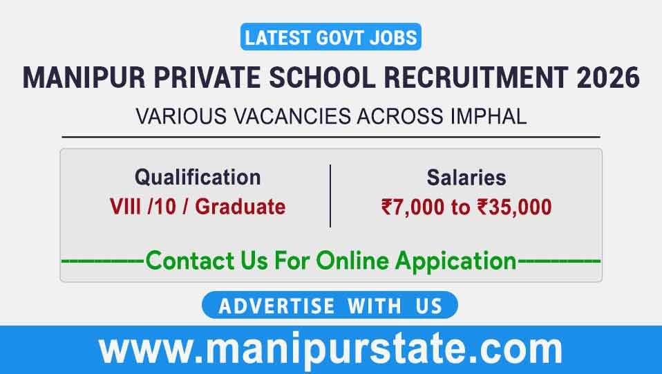 Manipur Private School Recruitment 2026