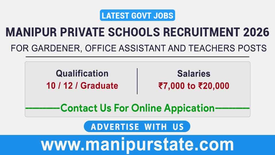 Manipur Private Schools Recruitment 2026