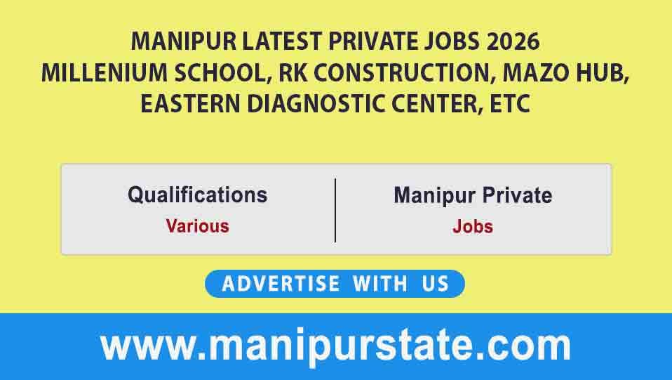 Manipur Latest Private Jobs 2026