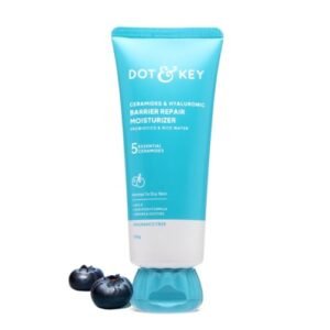 Dot & Key Barrier Repair Moisturizer For Normal, Dry, Combination & Sensitive Skin | 120 Hrs Moisturization, With 5 Ceramides & Hyaluronic | Repairs Damaged Skin Barrier, Non-Comedogenic | 100g  Amazon.in: Beauty