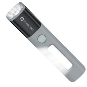 Portronics Eco Glow 2 Tactical Rechargeable Flashlight Torch